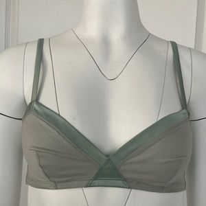 ERES new pale green cotton bra US 34B